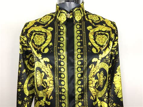 camisas versace de seda precio|Camisas Versace Collection de Seda para Hombre.